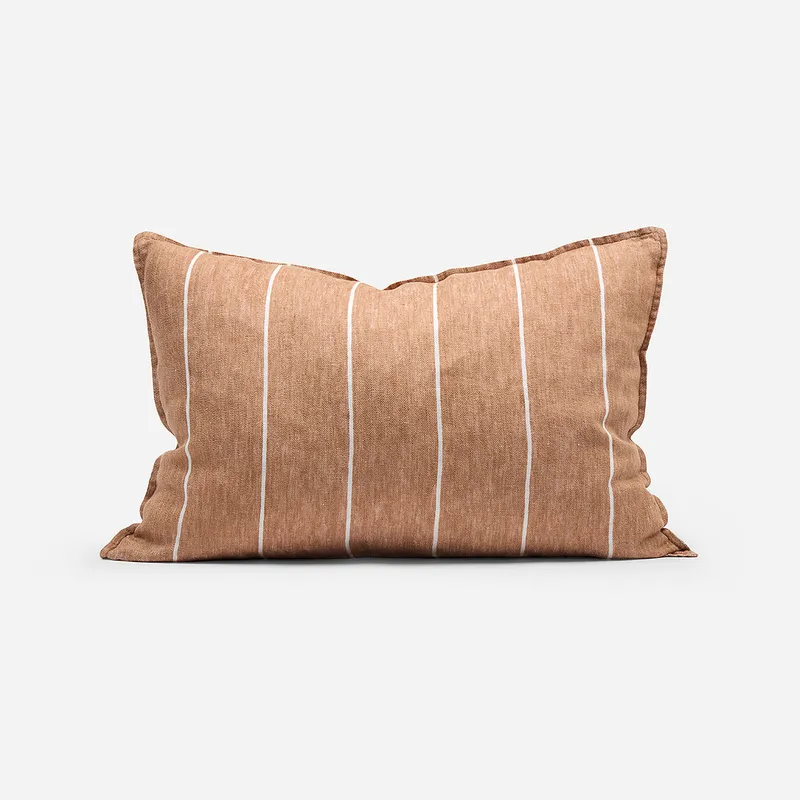 ROSEN - Funda de Cojín Lino Malaga 60 x 40 cm