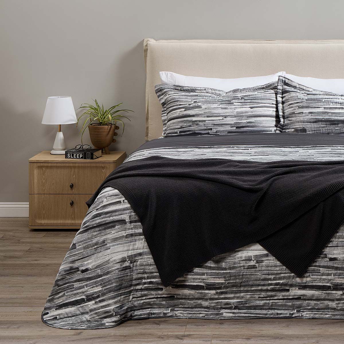 ROSEN - Quilt Estampado Brush King