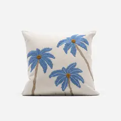 ROSEN - Funda Cojin Palms Tropic Blue 50x50
