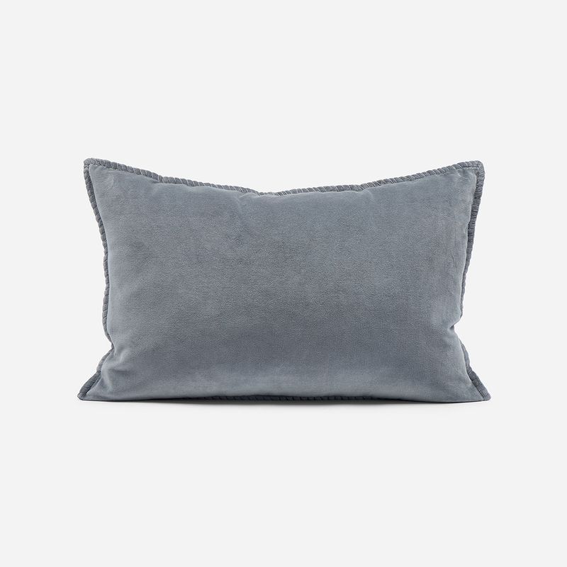 ROSEN - Funda Cojin Velvet Stripes Stone 60x40