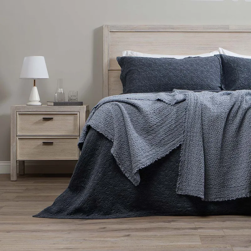 ROSEN - Manta Light Waffle Sky 130 x 220 cm