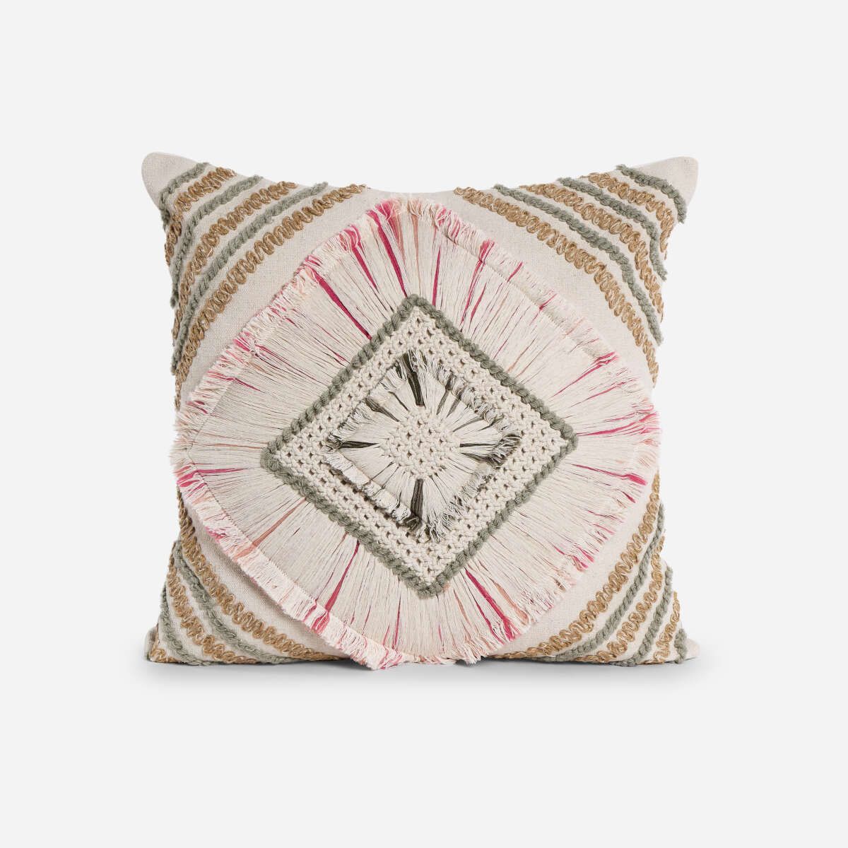 ROSEN - Funda de Cojín Boho Sonne 50 x 50 cm