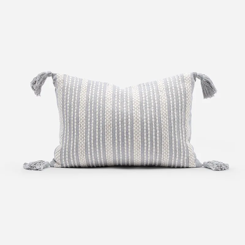ROSEN - Funda Cojin Bordado Ribete Perla 35x50