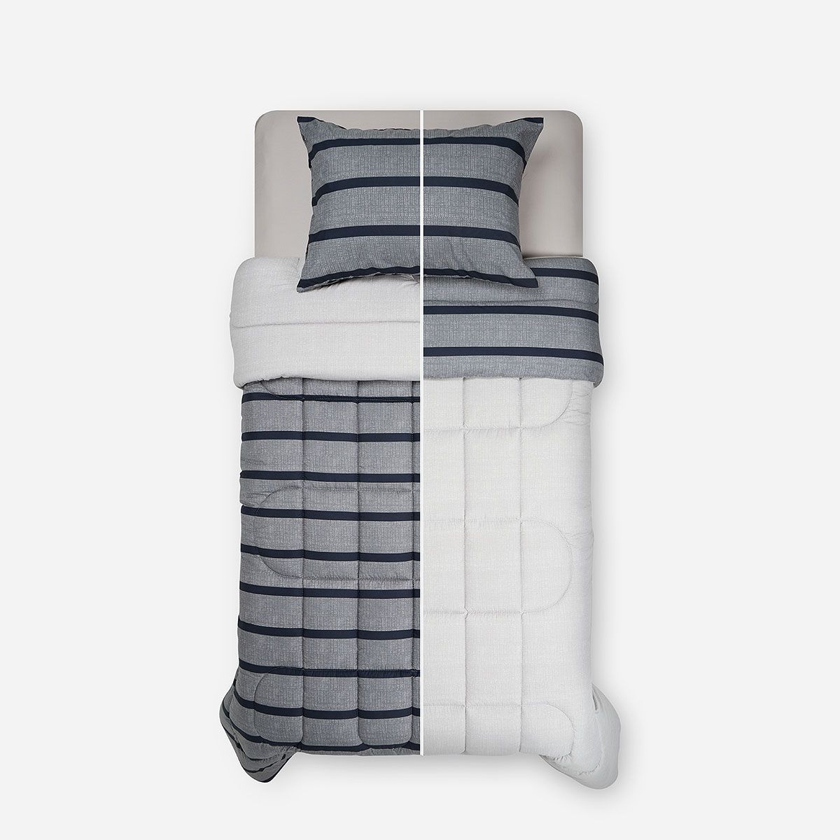 ROSEN - Plumón Soft Touch Alonso Black 1,5 Plazas