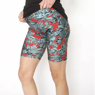 NALA - Calza Maternal Biker Selva Turquesa Maternity