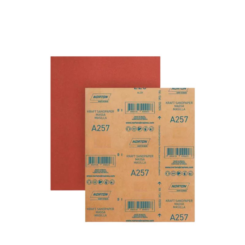 NORTON - Lijas para Madera Norton A-257 G120 en Seco