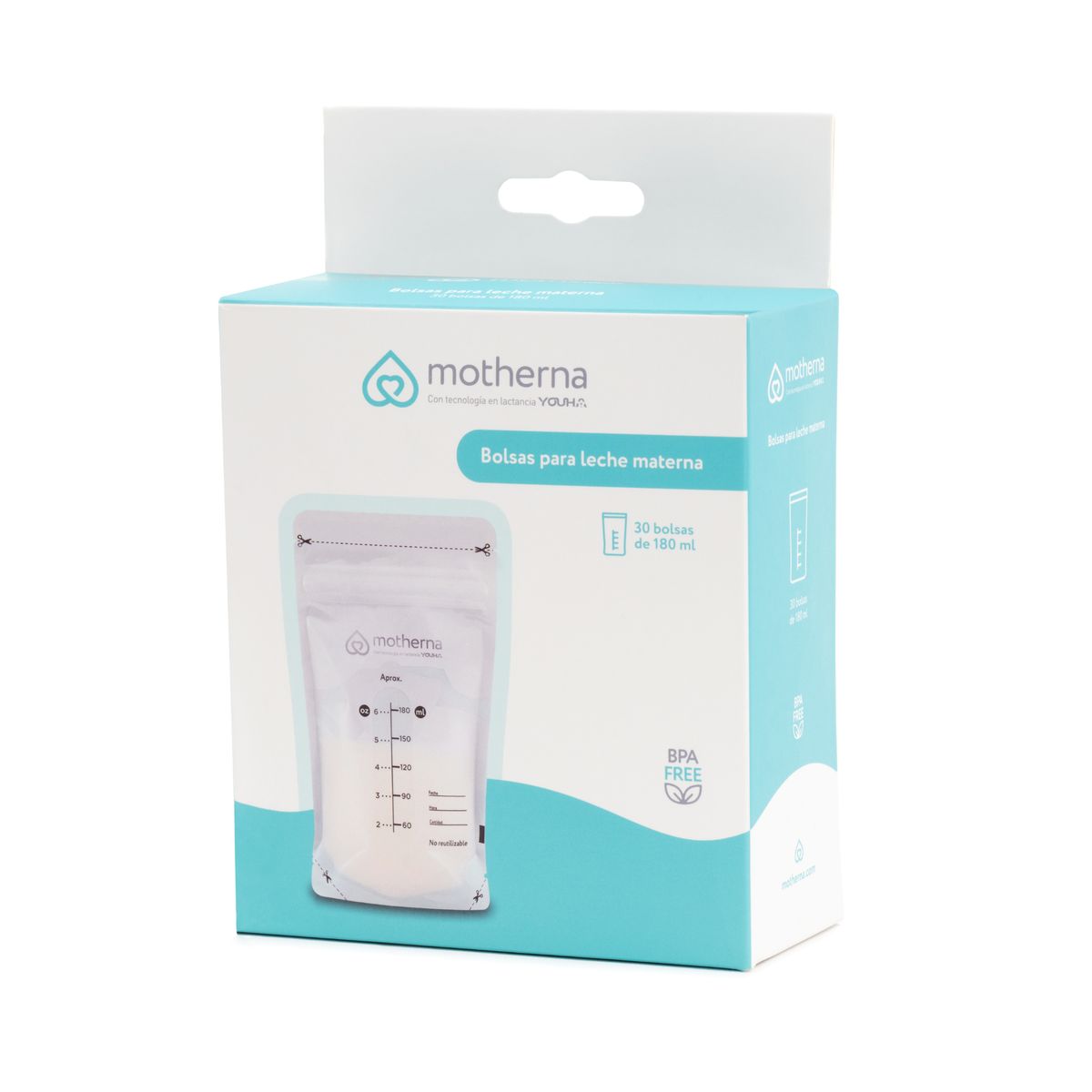 MOTHERNA - Bolsas para leche materna Motherna 30 uns