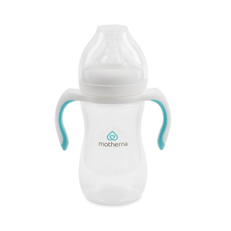 MOTHERNA - Mamadera boca ancha con asas Motherna 240ml