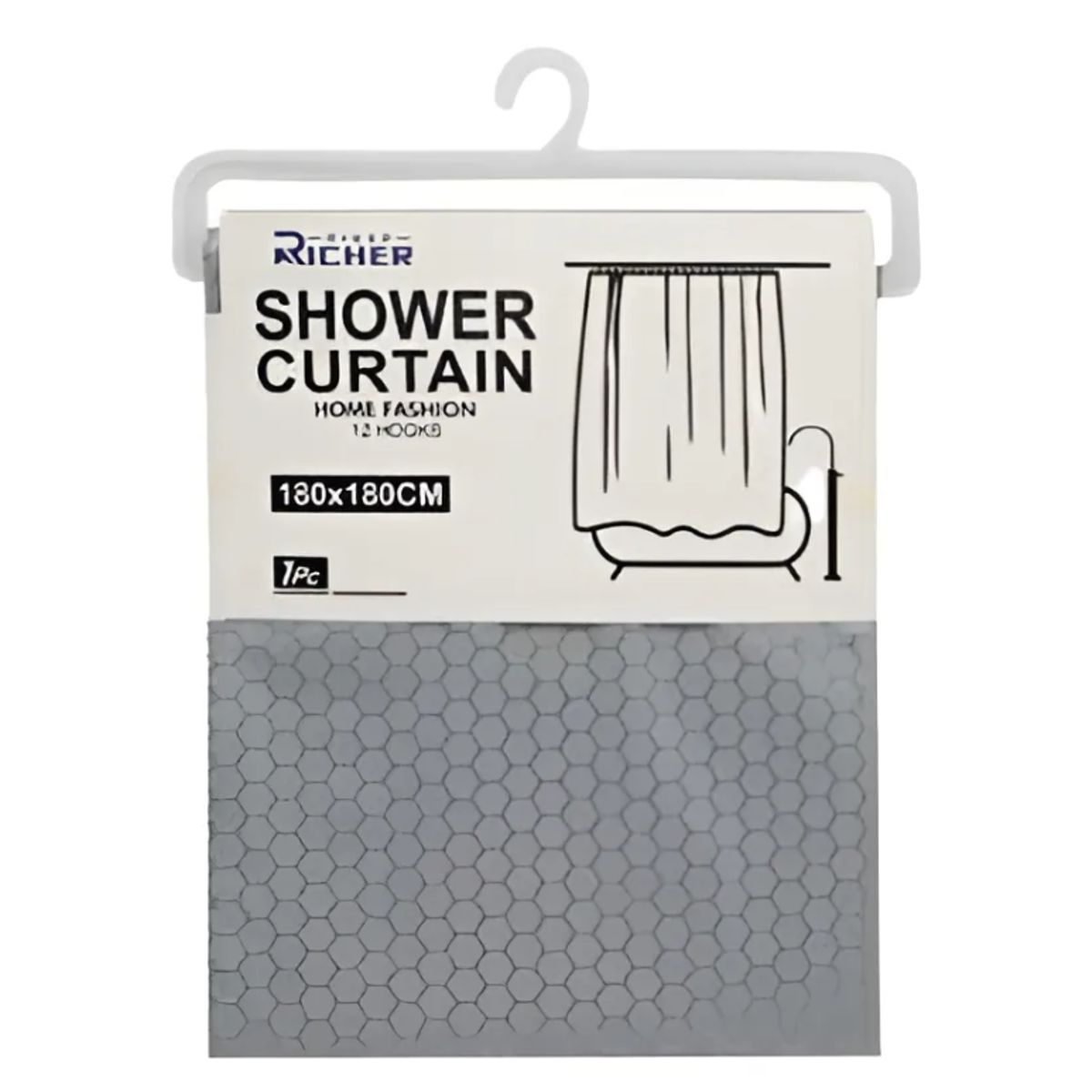 GENERICO - Cortina de Ducha Gris