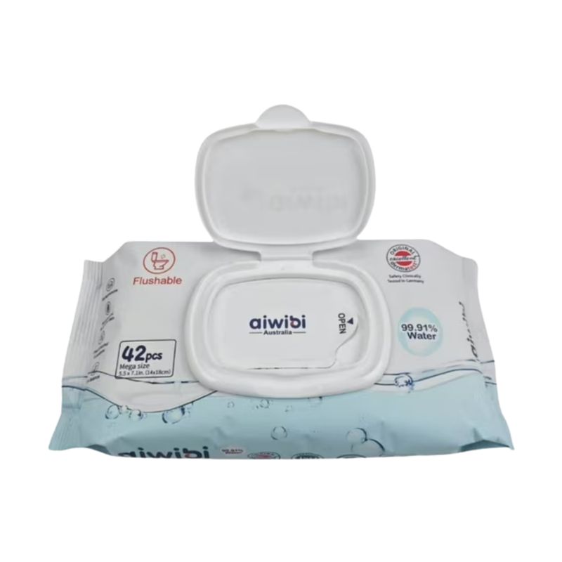 AIWIBI - 1 Paquete Toallitas Húmedas Aiwibi Biodegradables 42 Unid