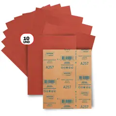 NORTON - Pack 10 Lijas para Madera A-257 G120 en Seco