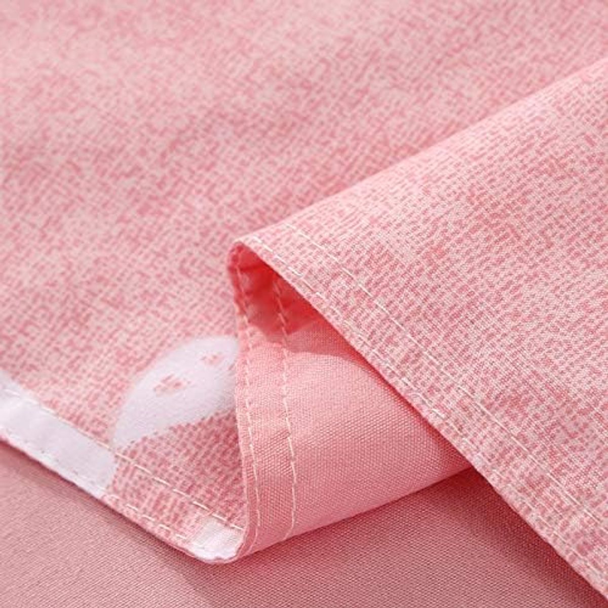 GENERICO - JUEGO DE SABANAS CON DISEÑO ROSA CONEJOS 1.5 PLAZA TF 3 PIEZA