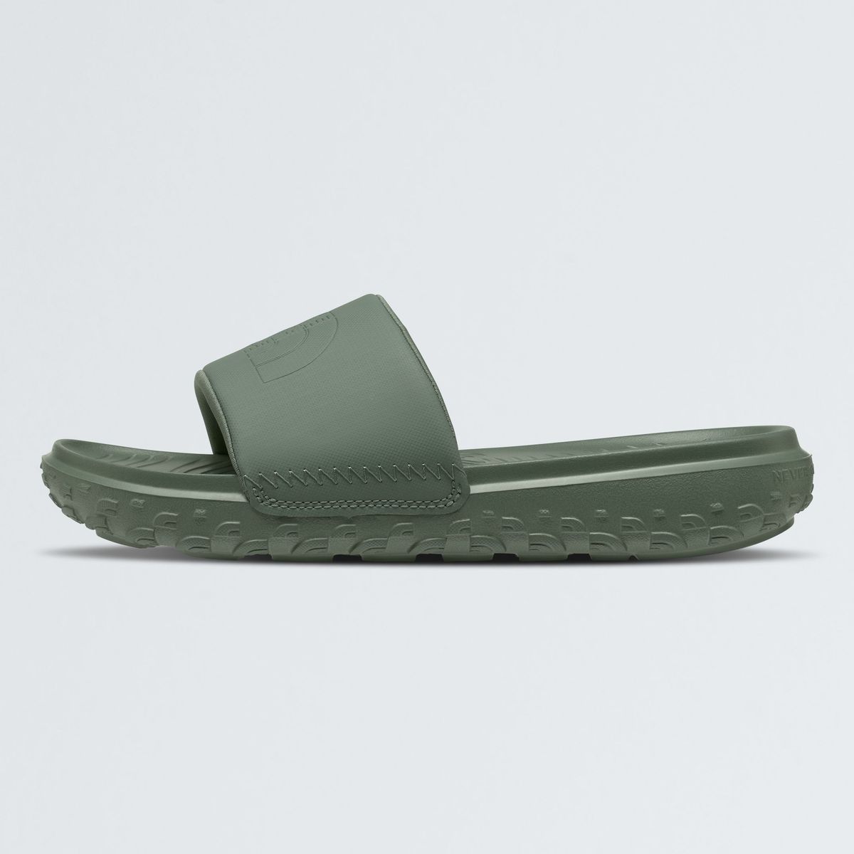 THE NORTH FACE - Sandalias Never Stop Cush Slide Verde