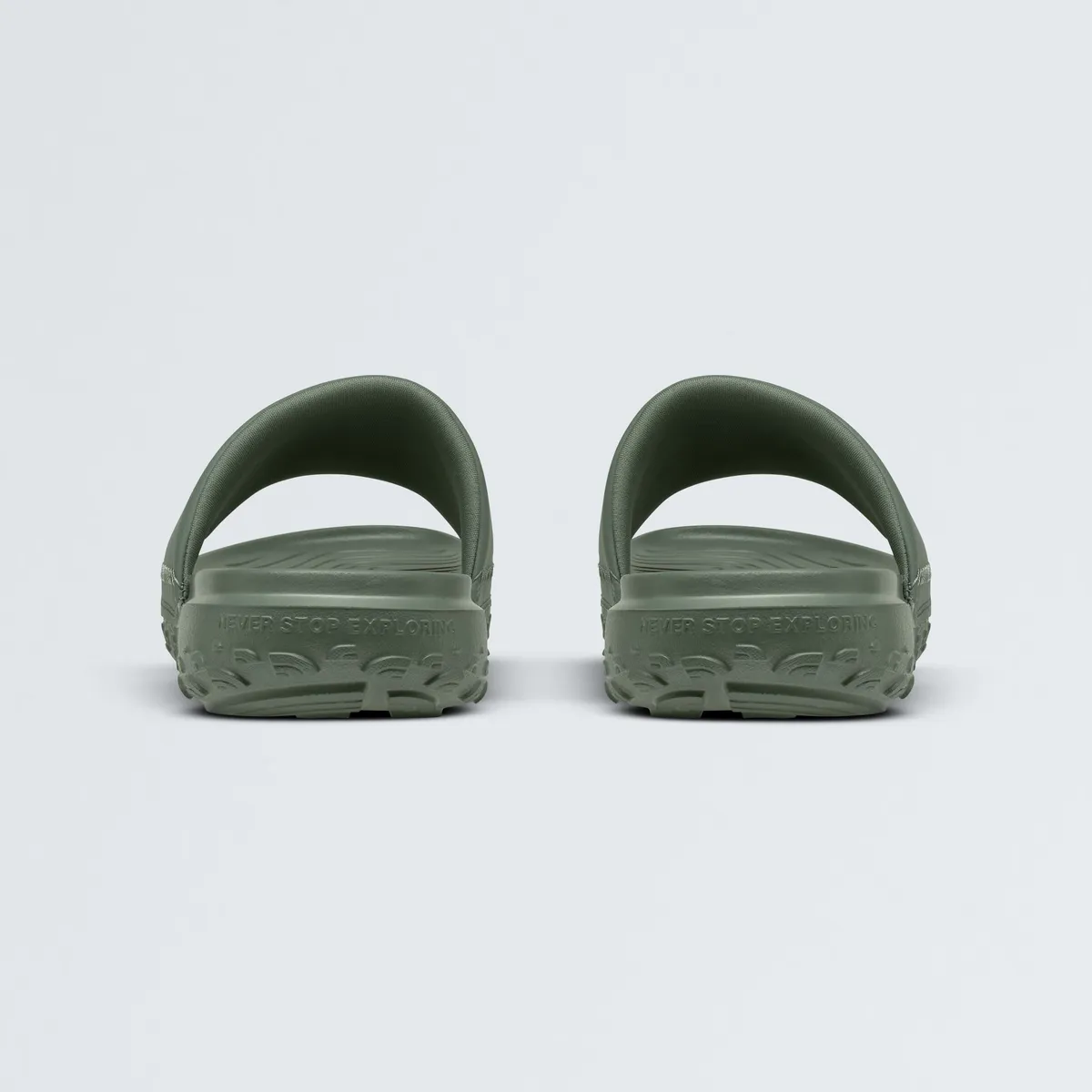 THE NORTH FACE - Sandalias Never Stop Cush Slide Verde