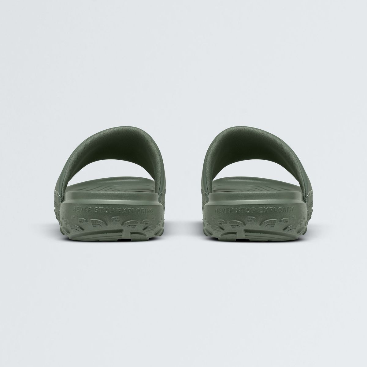 THE NORTH FACE - Sandalias Never Stop Cush Slide Verde