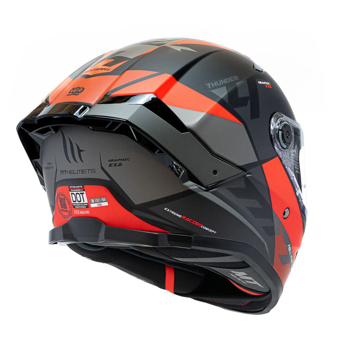 MT - Casco MT Thunder 4 SV Exa Rojo Mate + Pinlock