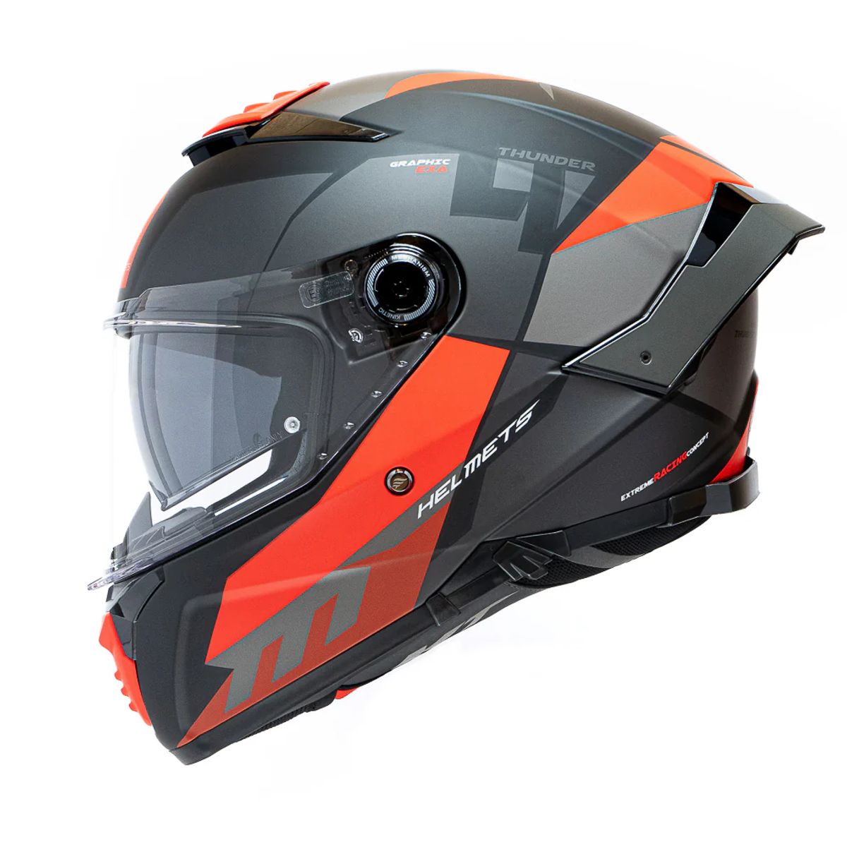 MT - Casco MT Thunder 4 SV Exa Rojo Mate + Pinlock