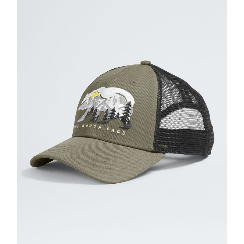 THE NORTH FACE - Jockey Embroidered Mudder Trucker Verde