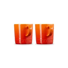 LE CREUSET - SET 2 TAZAS 350ML VOLCÁNICO Cerámica