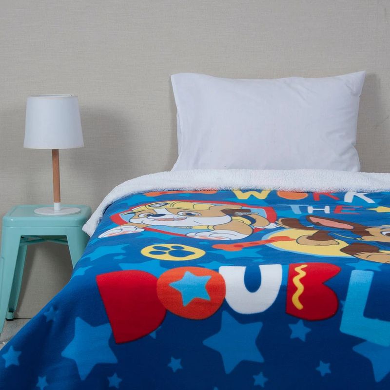 MASHINI - Frazada Polar Sherpa 1.5 plaza Estampado Infantil