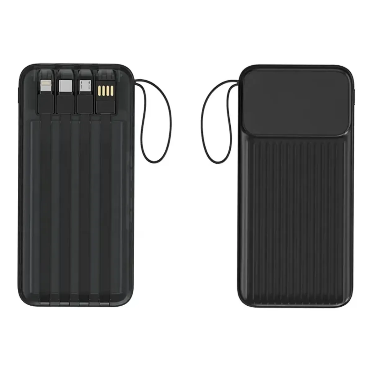 GENERICO - Power Bank 30000mah Pro13 Cables Type C+lightning+usb+micro