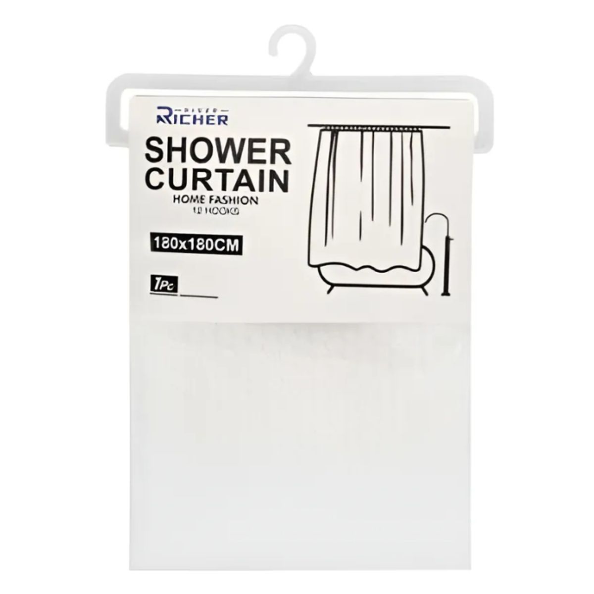 GENERICO - Cortina de Ducha Blanco