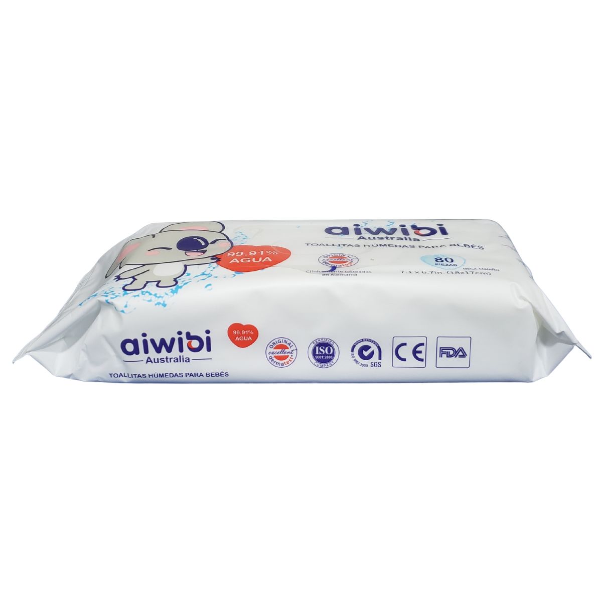 AIWIBI - 1 Paquete Toallitas Húmedas Aiwibi 99.91% Agua Pura