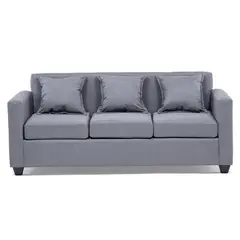 MUEBLES MPR - Sofá Charlotte 3C Tela Gris