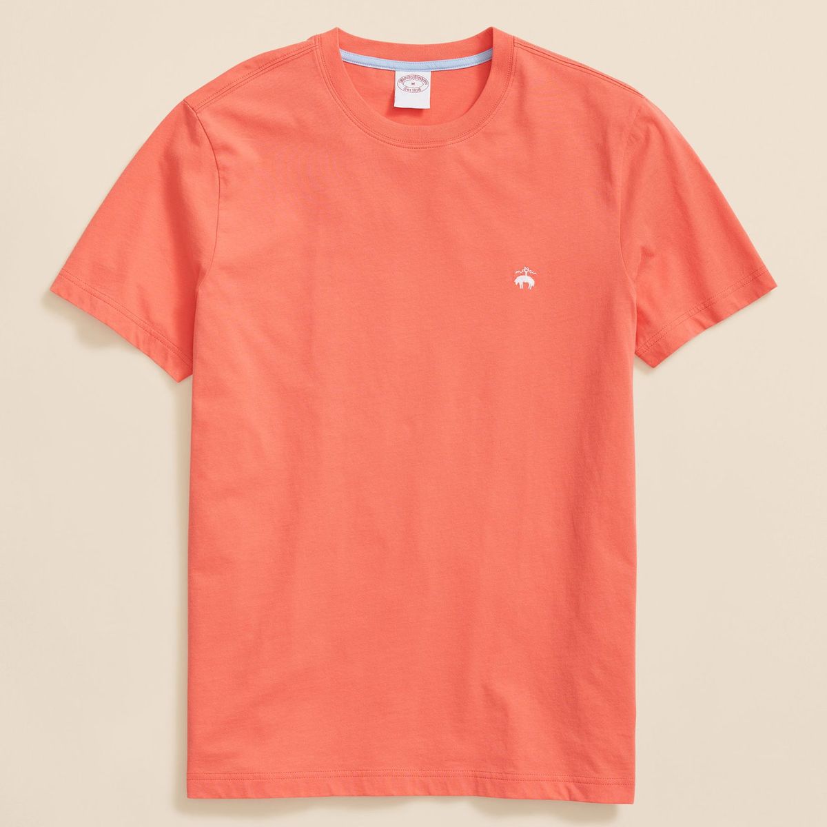 BROOKS BROTHERS - Polera Hombre Ctn Logo Gf Tee Rosado Brooks Brothers