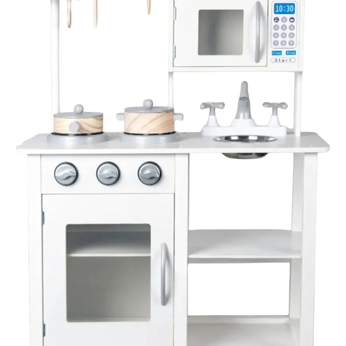 GENERICO - Cocina De Madera Para Niños Y Niñas Con Horno De Juguete