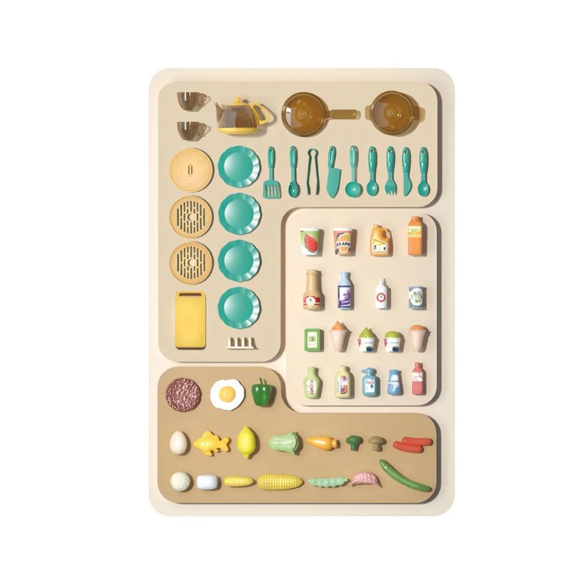 GENERICO - Cocina Infantil Rosa Luz Sonidos Nevera Horno Gigante 103cm