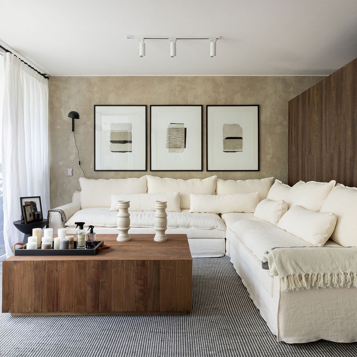 AMERITEX - Alfombra Ajo Grey 250x350 Lana