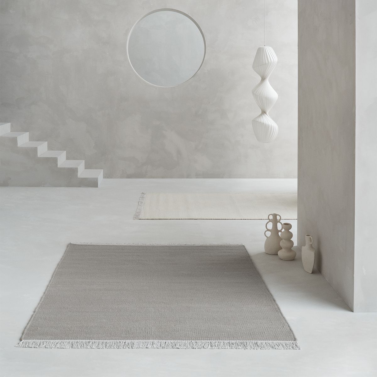AMERITEX - Alfombra Birla White 170x240 Lana