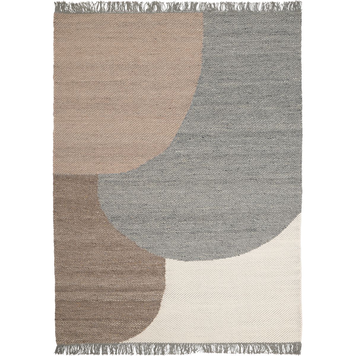 AMERITEX - Alfombra Eik Grey 170x240 Lana