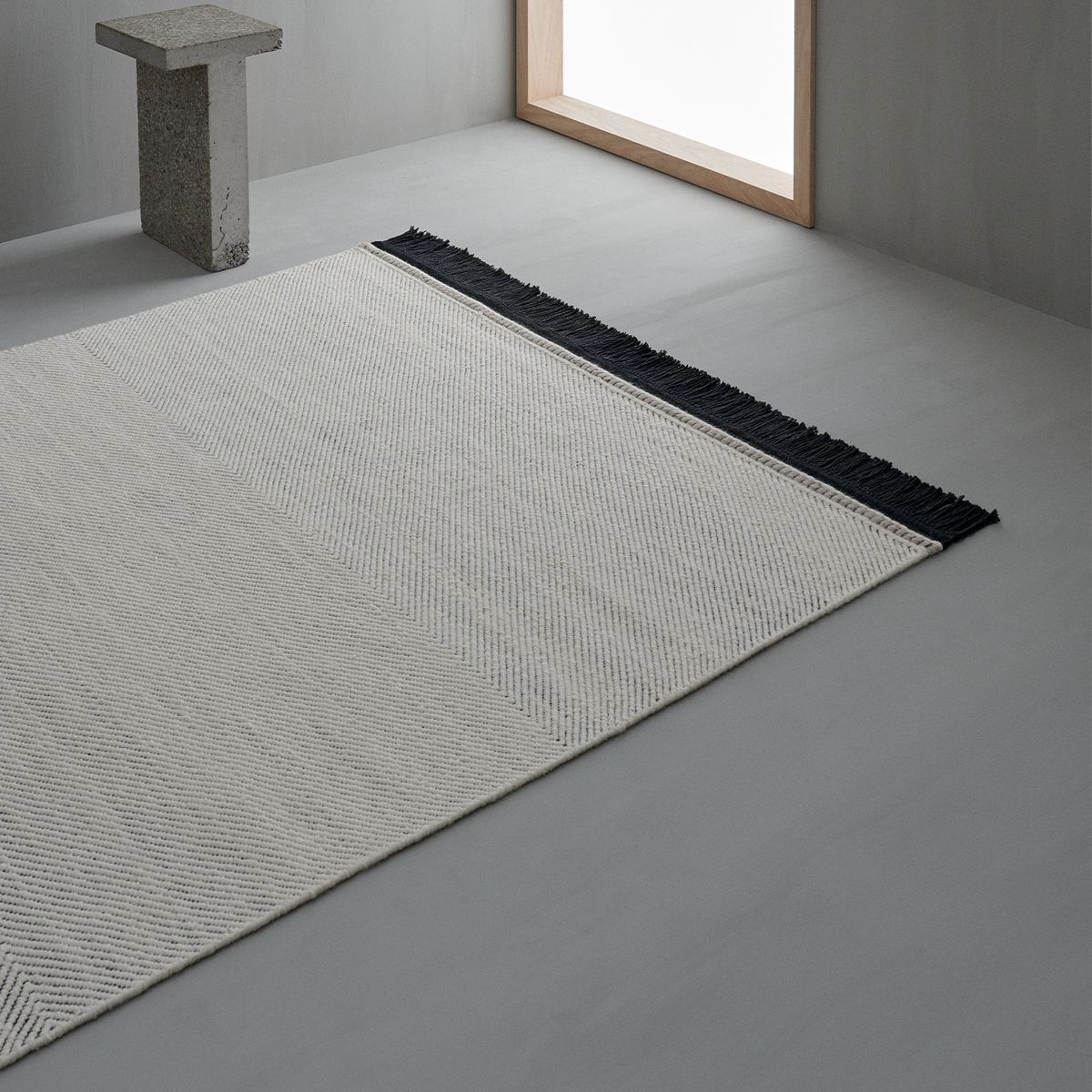 AMERITEX - Alfombra Fenja White 250x350 Lana