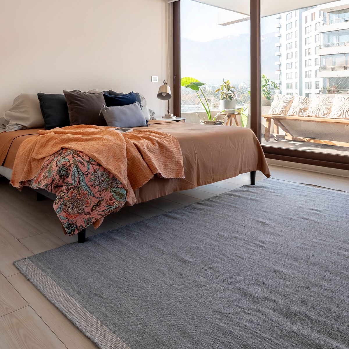 AMERITEX - Alfombra Irusu Charcoal 170x240 Polipropileno