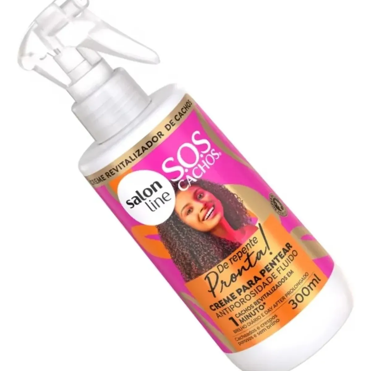 SALON LINE - CREMA DE PEINAR SOS ANTIPOROSIDADE PRONTA DE 300ML SALONLINE