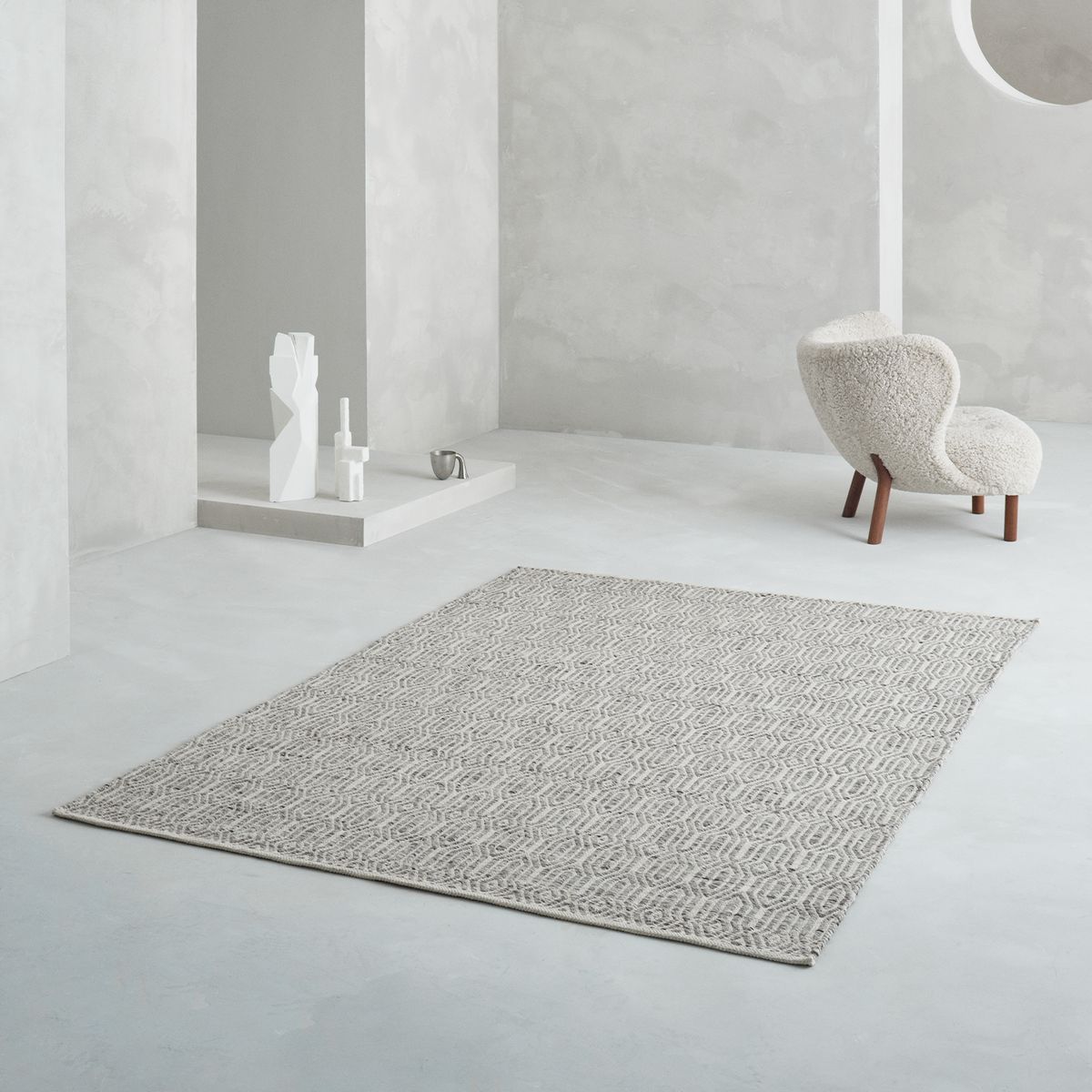 AMERITEX - Alfombra Justin Grey 170x240