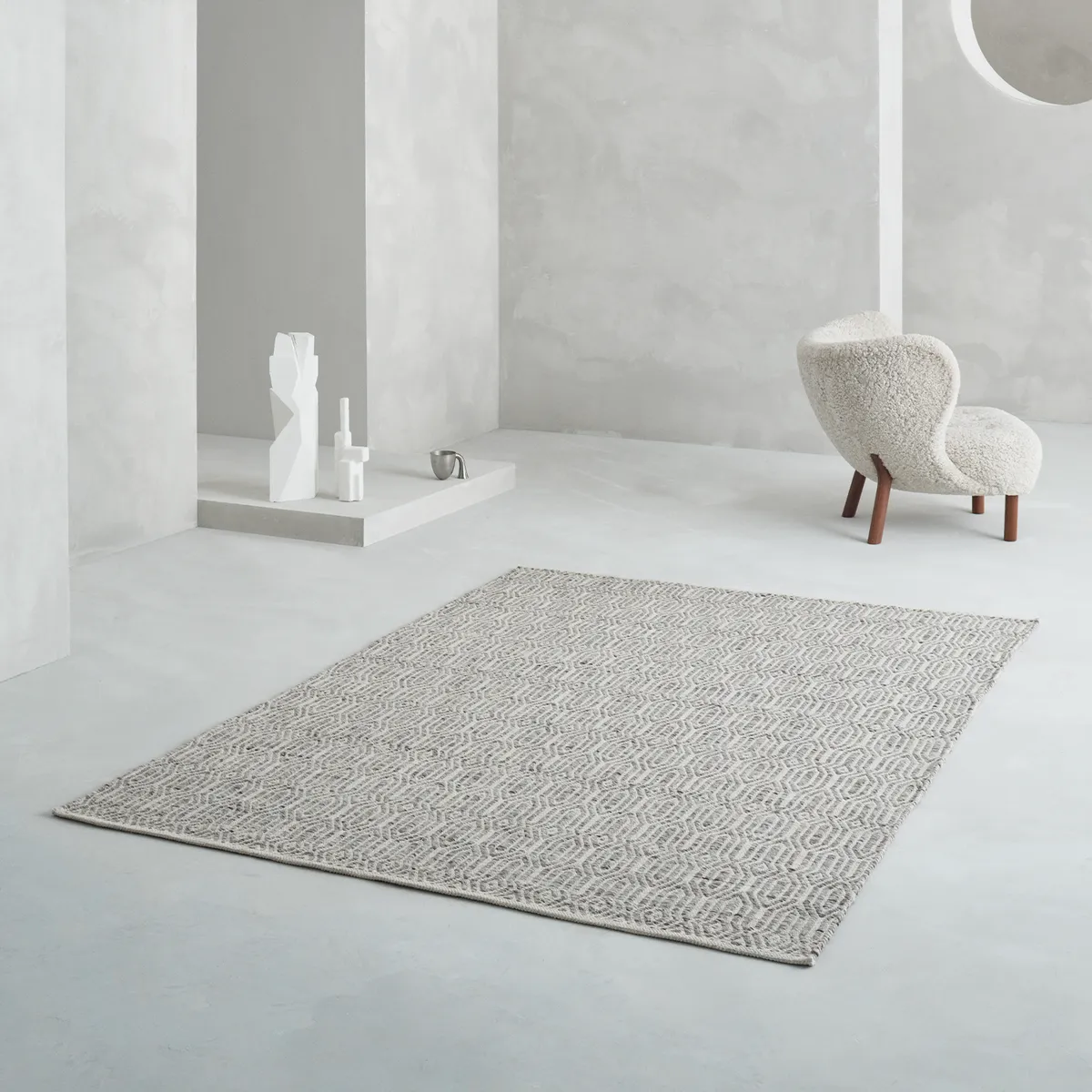 AMERITEX - Alfombra Justin Grey 170x240