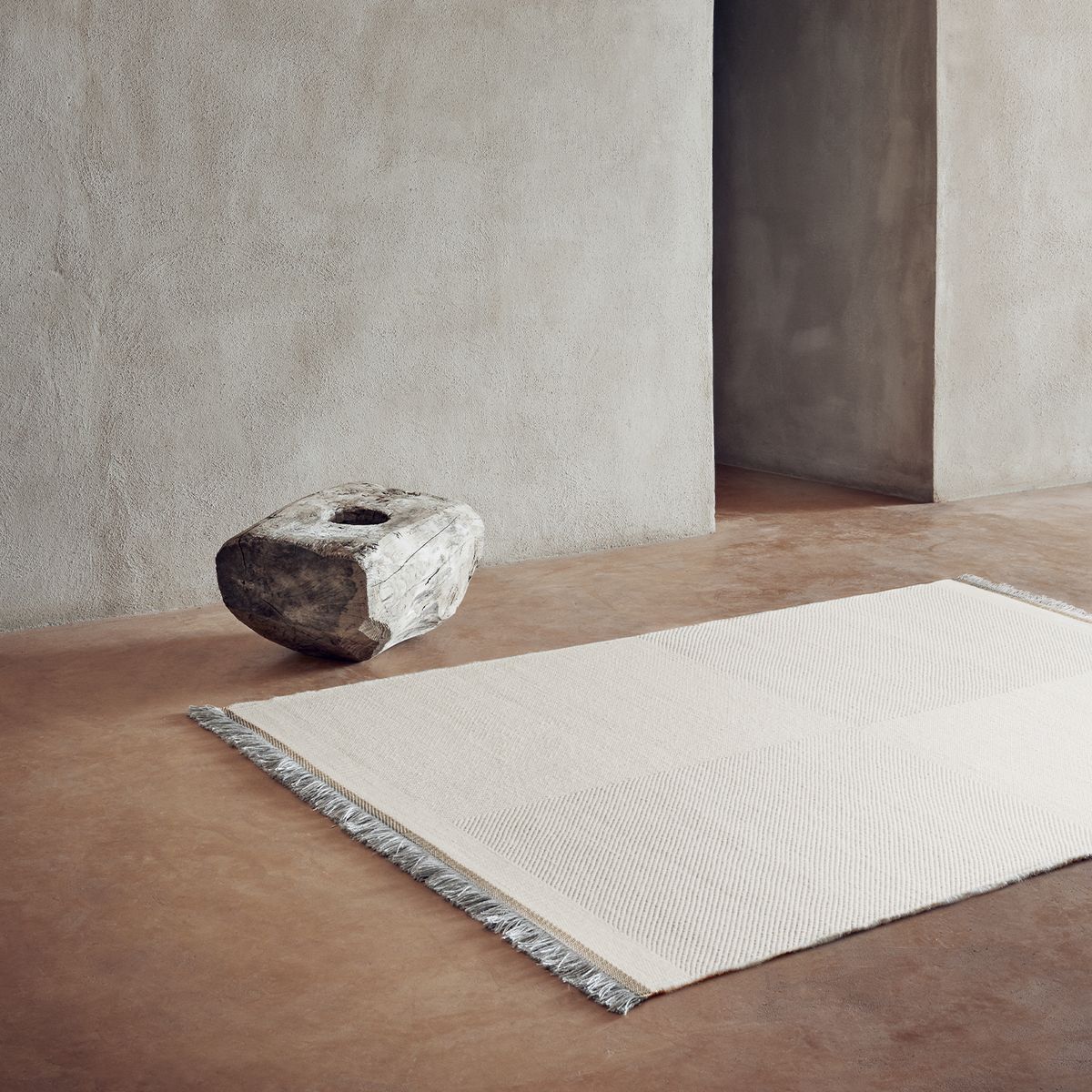 AMERITEX - Alfombra Mattia White 200x300 Lana