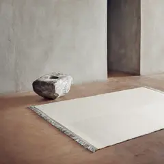 AMERITEX - Alfombra Mattia White 200x300 Lana