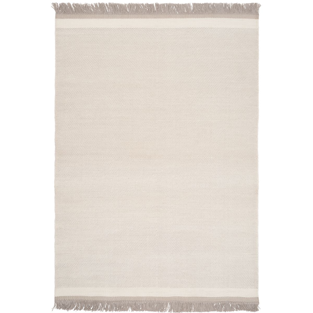 AMERITEX - Alfombra Mattia White 200x300 Lana