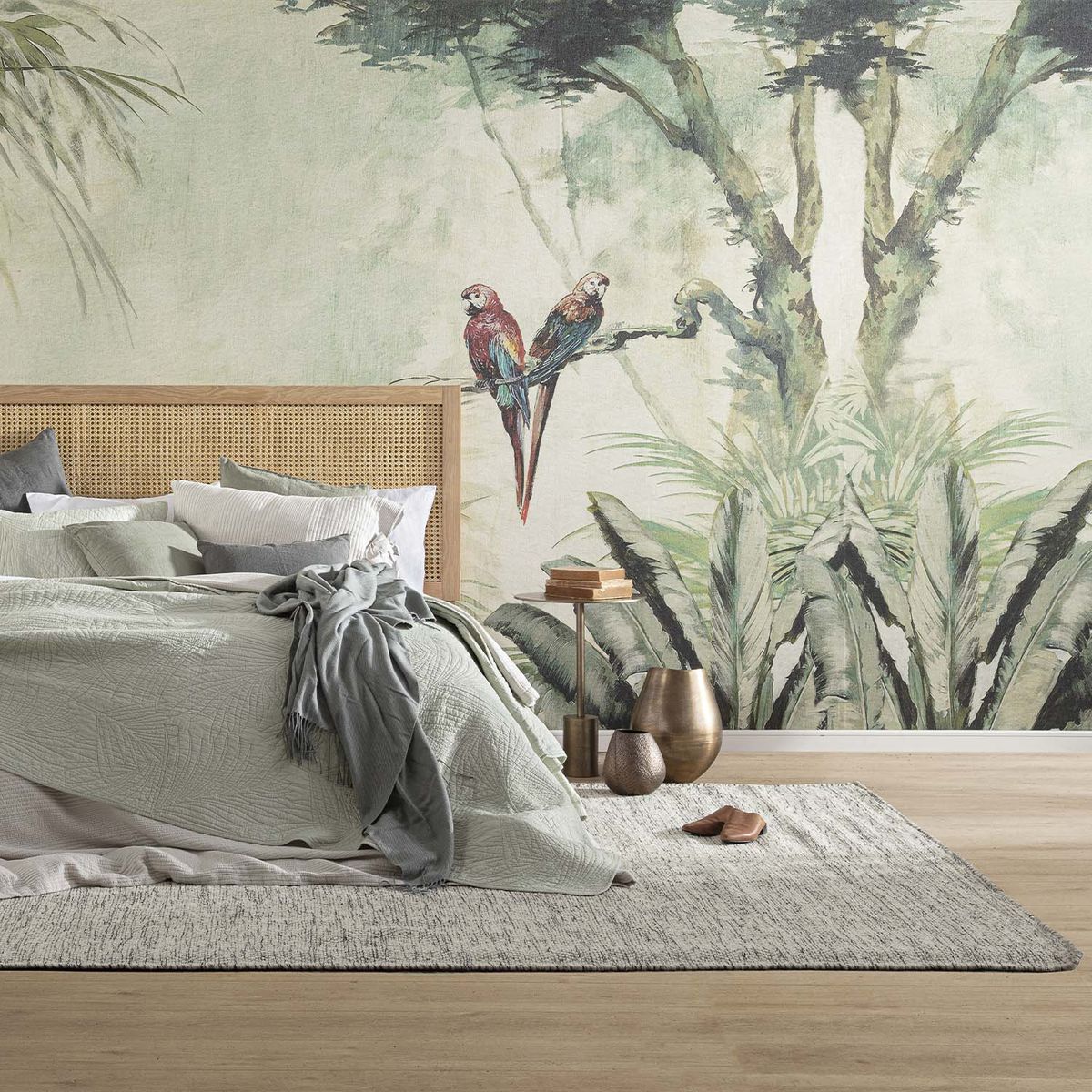 AMERITEX - Alfombra Nyoko White 250x350 Lana