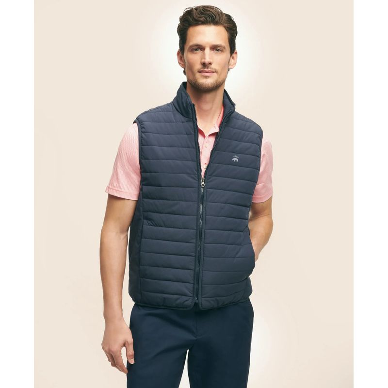 BROOKS BROTHERS - Chaqueta Hombre Out Quilted Perf Vest Azul Brooks Brothers