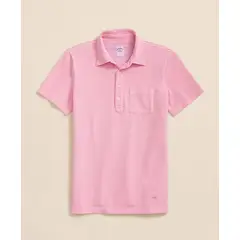 BROOKS BROTHERS - Polera Hombre Garment Dyed Pique Polo Rosado