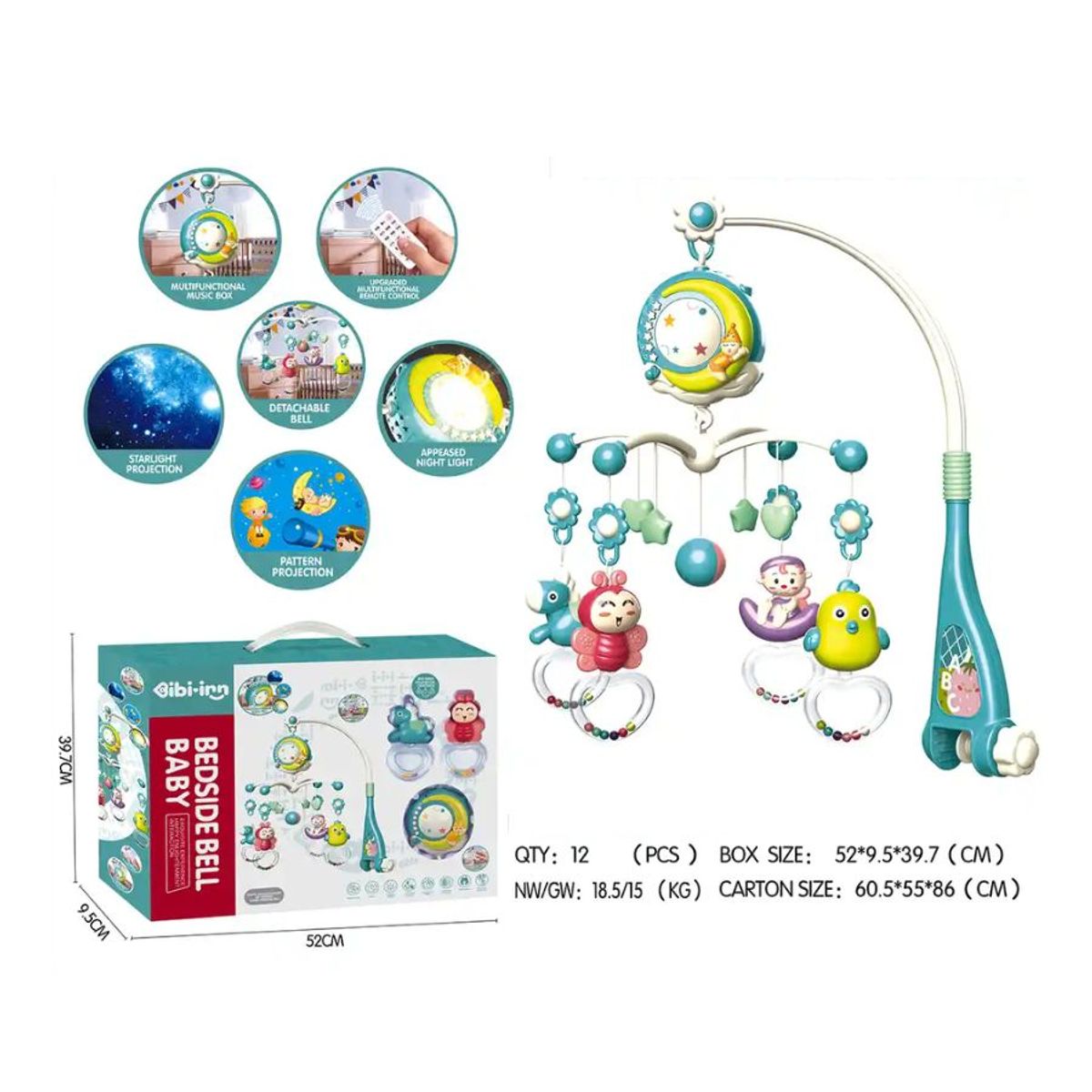 GENERICO - Móvil Musical Cuna De Bebé