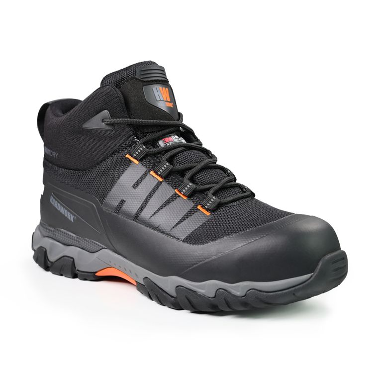 Calzado de Seguridad HW Terrain Black Negro 45