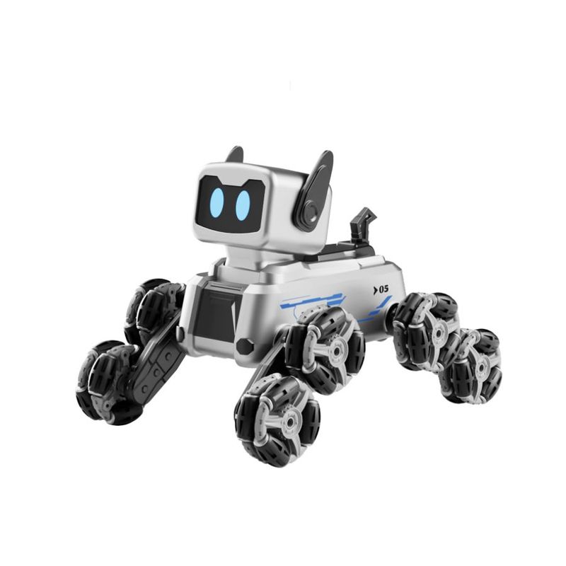 GENERICO - Perro Robot Mecánico Interactivo Con Control 8 Ruedas LED