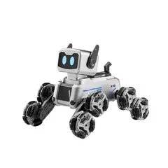 GENERICO - Perro Robot Mecánico Interactivo Con Control 8 Ruedas LED