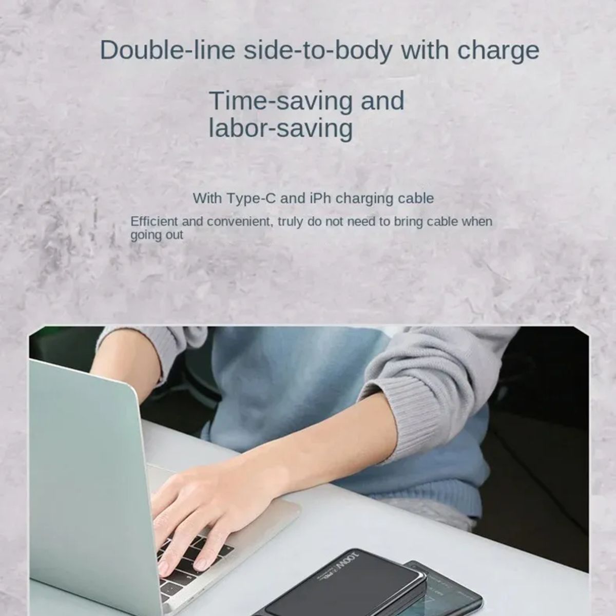 GENERICO - Power Bank 120w 10000mah Pro1 Irm